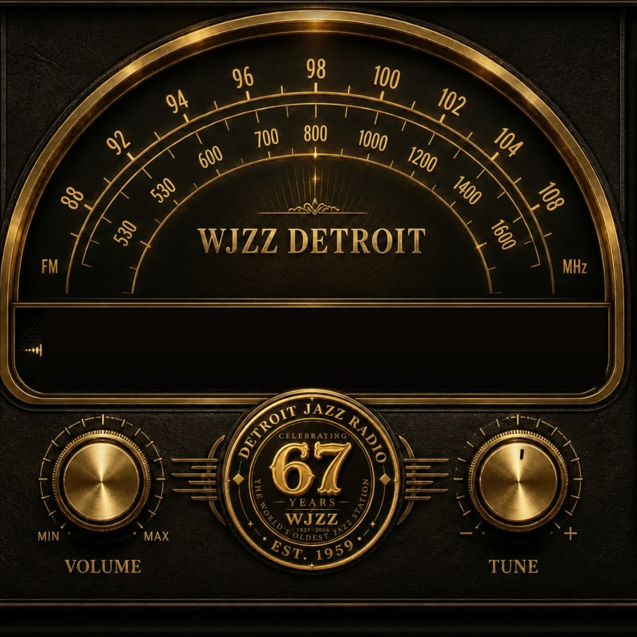 WJZZ Detroit radio receiver